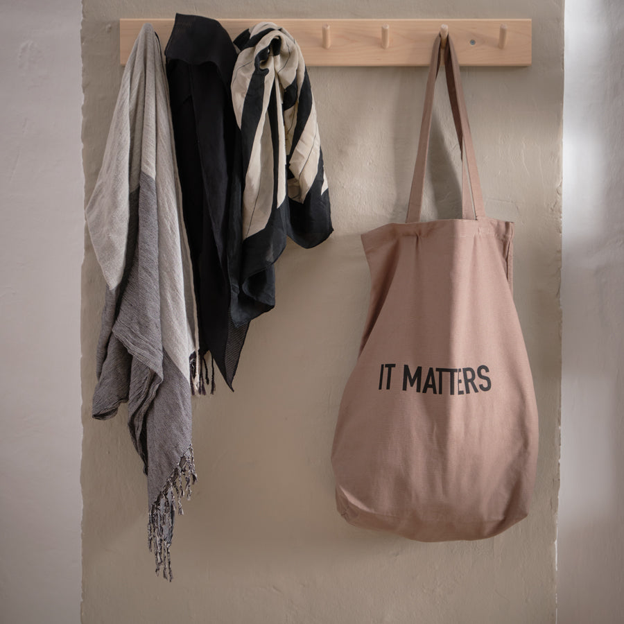 The Organic Company IT MATTERS Bag • Clay • Sustainable Eco Scandinavian Denmark Hobby Bag Grocery Bag