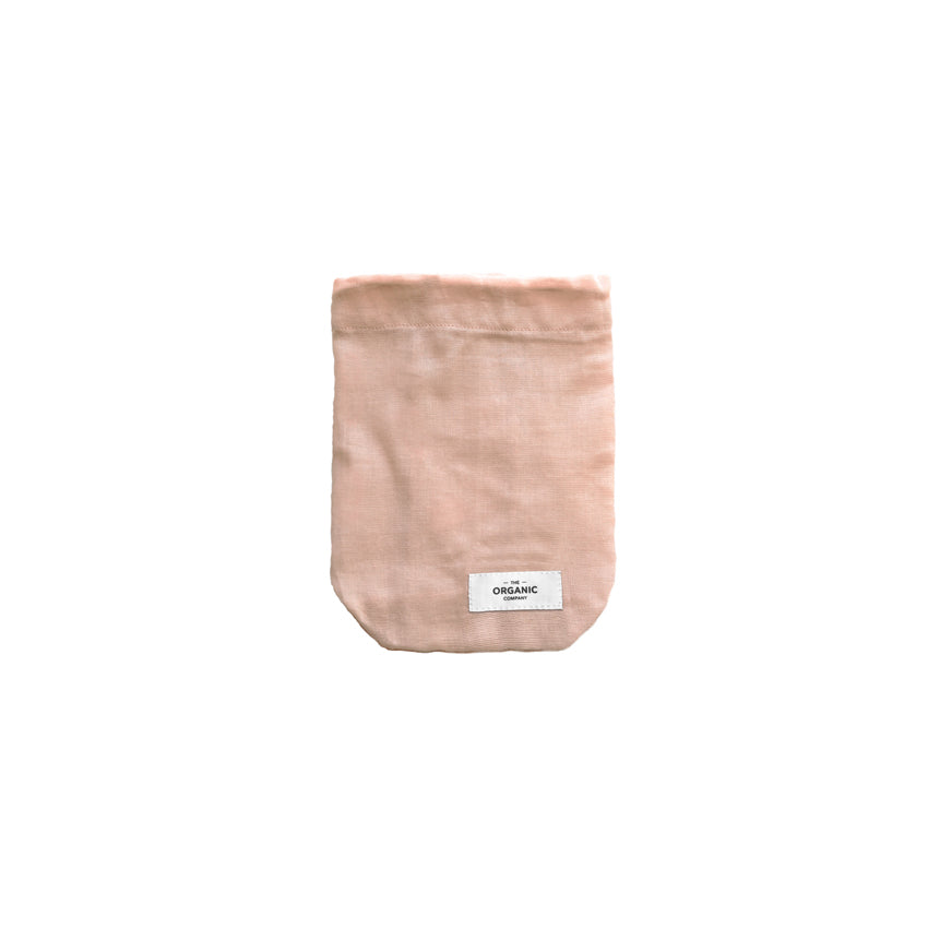 The Organic Company Jewelry & All Purpose Storage Bag • Small • Pale Rose • Sustainable Scandinavian Denmark Eco