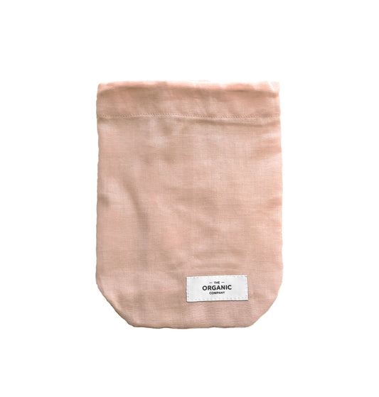 The Organic Company Jewelry & All Purpose Storage Bag • Small • Pale Rose • Sustainable Scandinavian Denmark Eco 